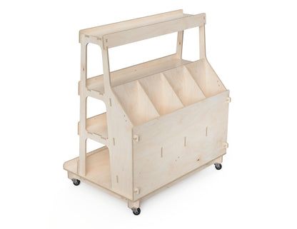 Detailed DXF drawing of material storage stand - universal dxf files for CNC router