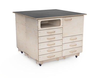 Modular cabinet base DXF CNC workbench project