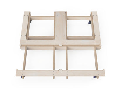 CNC router project mobile 2x2 workshop cabinet base