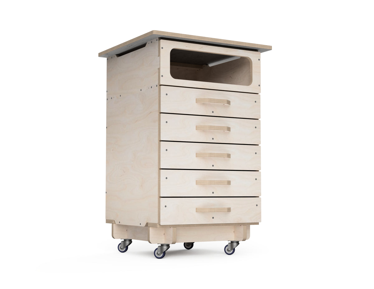 Workshop cabinet base frame DXF files for CNC router