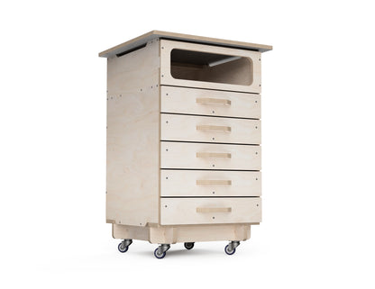 Workshop cabinet base frame DXF files for CNC router