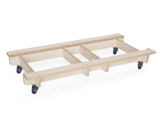 Mobile modular cabinet base 1x2 CNC plywood project