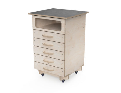 Modular cabinet base frame assembly from plywood
