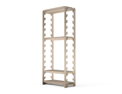 Storage Shelf DXF file CNC-ready design showing joints and assembly features