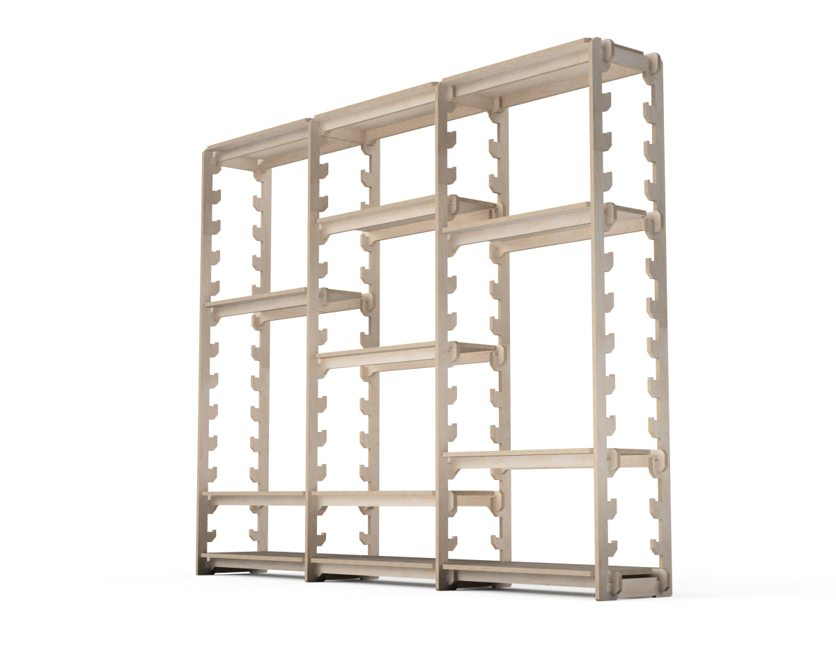 Shelf Rack Dxf Modular Storage Shelf DXF Files | CNC Router Project Plans & Designs ...