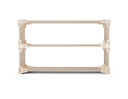 Montessori shelf DXF file DXF file rendered from angled view for CNC cutting
