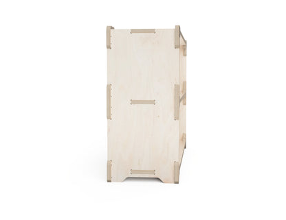 Detailed DXF drawing of montessori shelf dxf file for CNC router