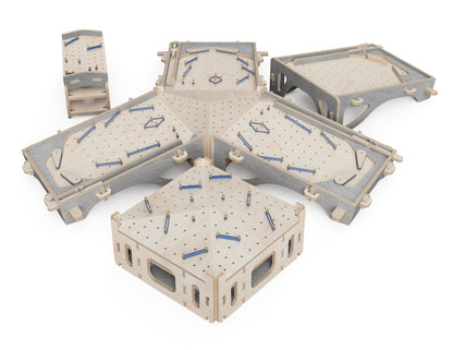 Multiplayer Pinball - DXF File Bundle CNC-ready design showing joints and assembly features