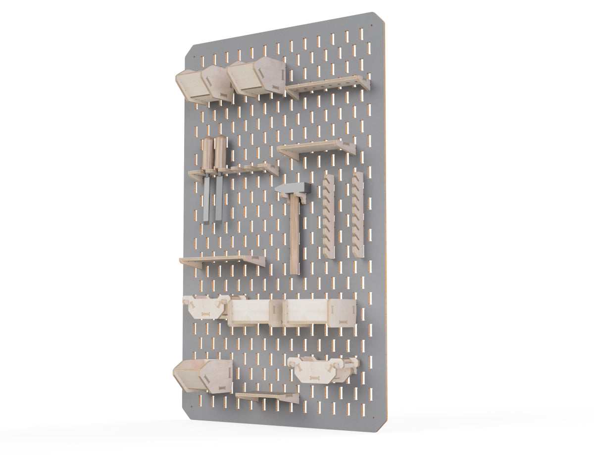 Pegboard DXF file CNC DXF file design overview