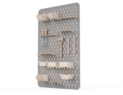 Pegboard DXF file CNC DXF file design overview