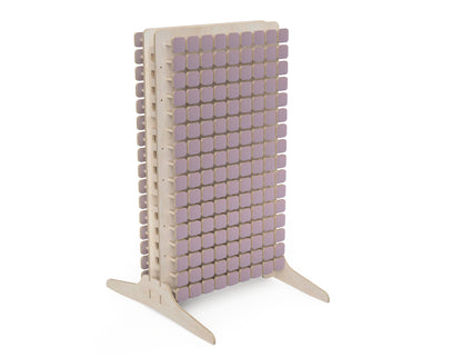 Pin Art Wall DXF file rendered from angled view for CNC cutting