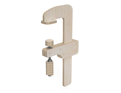 Plywood Clamps CNC DXF file design overview