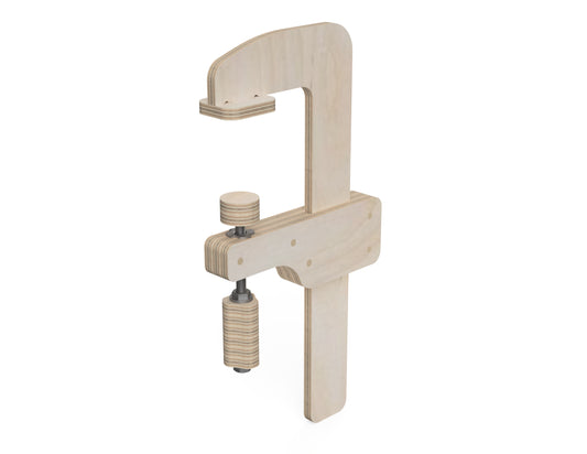 Plywood Clamps CNC DXF file design overview