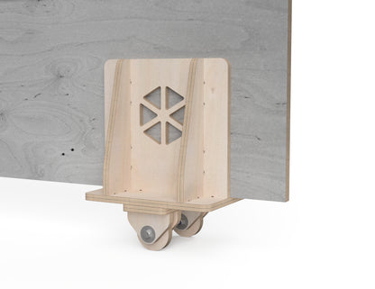 DIY plywood sheet dolly with free CNC DXF files