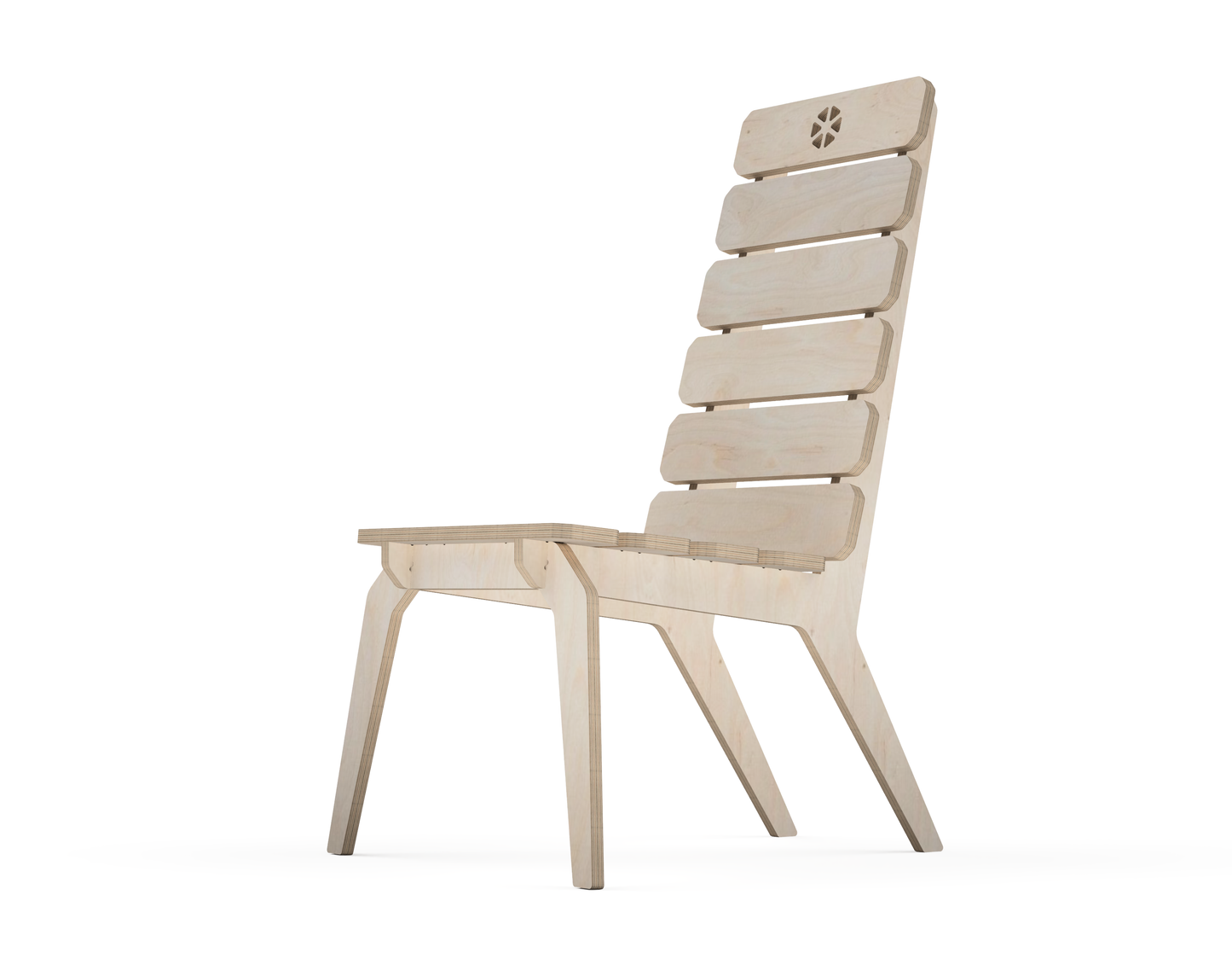 Lounge chair DXF file