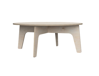 Rendered view of round kids desk dxf file layout from DXF file