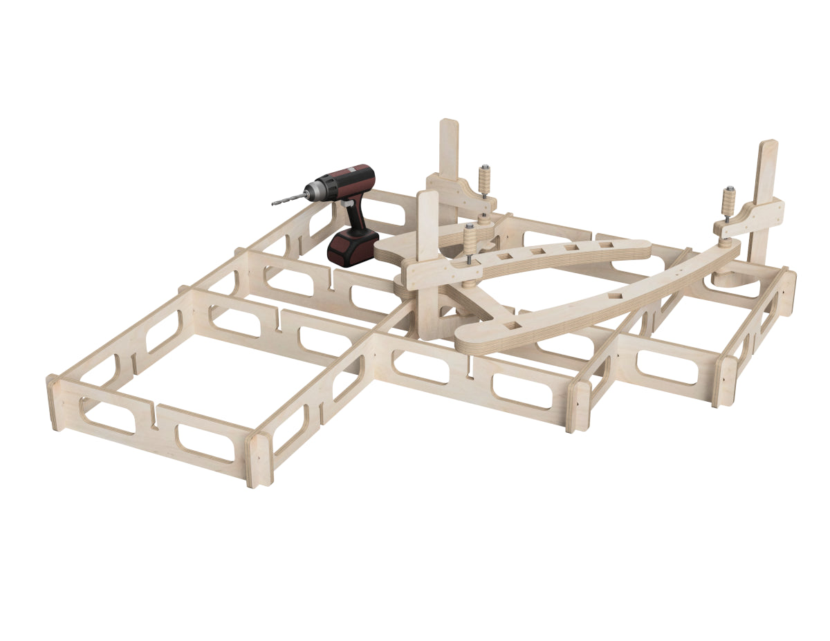 Sacrificial Workbench Frame DXF Files