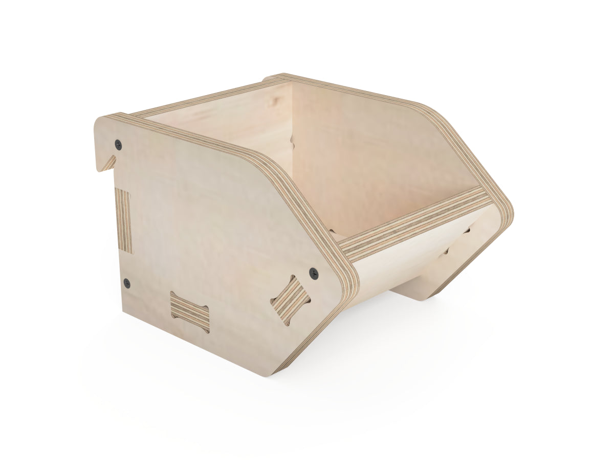 Screw Box - French Cleat Attachment - CNC DXF file design overview