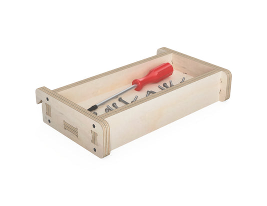 Shallow Storage Box - French Cleat Attachment - CNC DXF file design overview