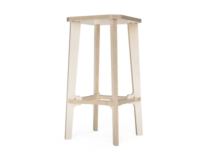 Simple Bar Stool DXF file DXF file rendered from angled view for CNC cutting