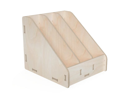 File Organizer DXF file rendered from angled view for CNC cutting