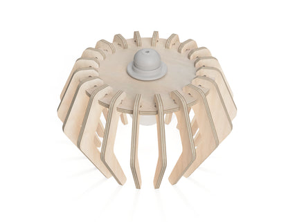 Simple Lamp Shade Free CNC-ready design showing joints and assembly features