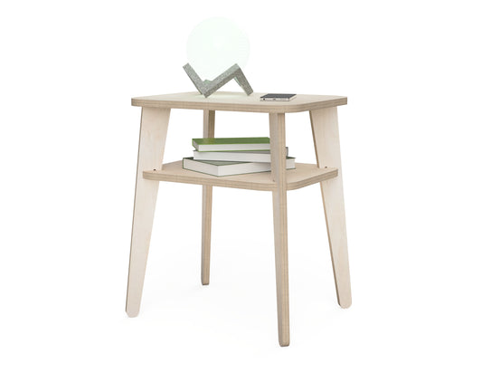 Simple Side Table CNC DXF file design overview