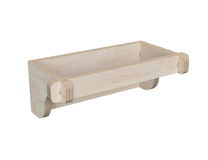 Detailed DXF drawing of simple wall paper towel holder for CNC router