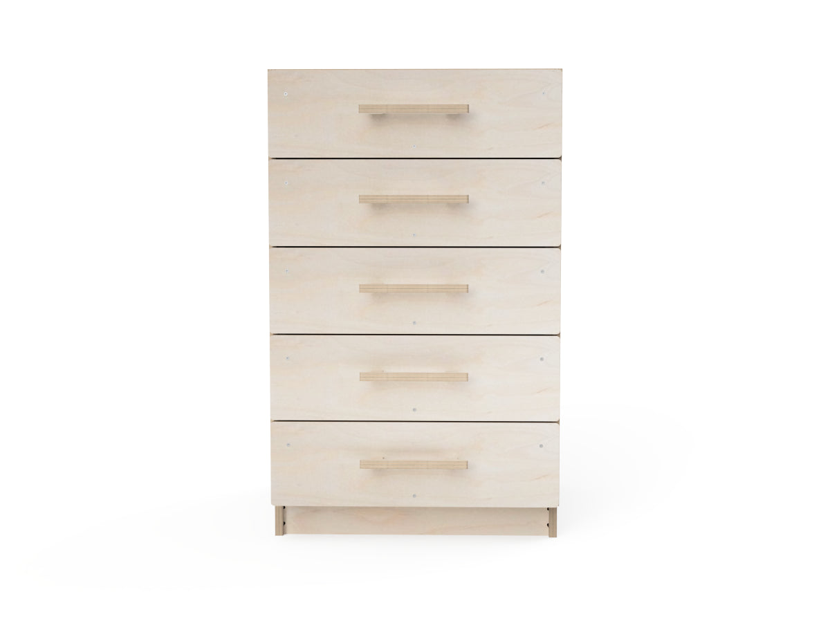 CNC project files preview: 5-drawer workshop cabinet with precise joinery, ideal for plywood CNC routing