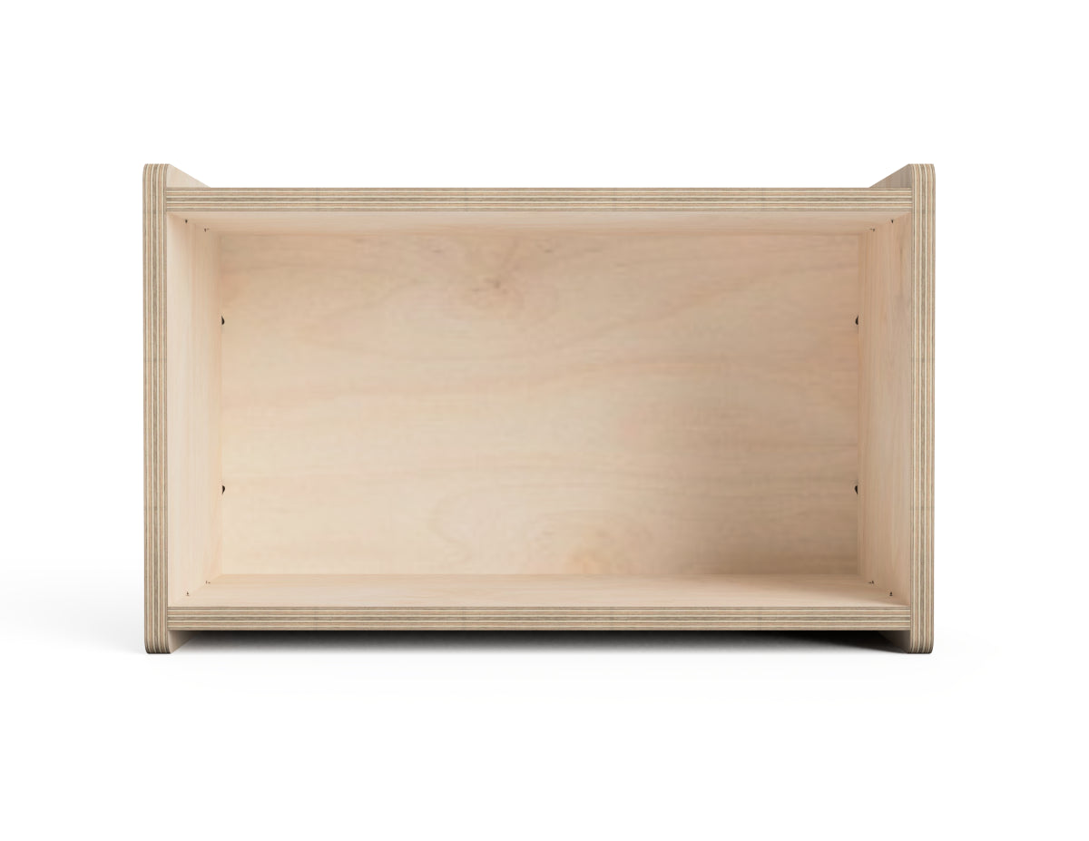 Single Cube Shelf - French Cleat Attachment - CNC DXF file design overview