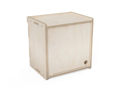Single Door Cabinet - French Cleat Attachment - CNC DXF file design overview