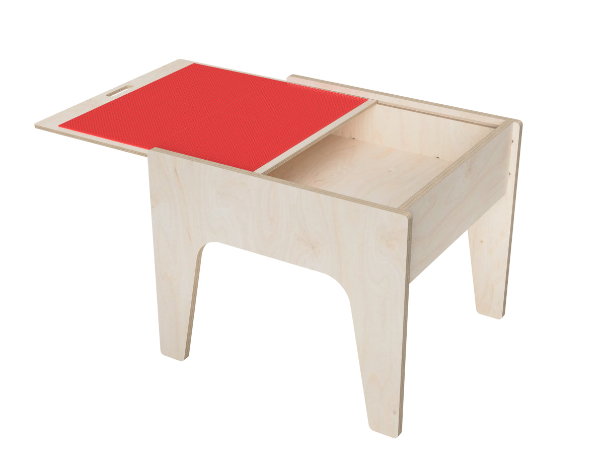 Sliding Top LEGO Table DXF file DXF file rendered from angled view for CNC cutting