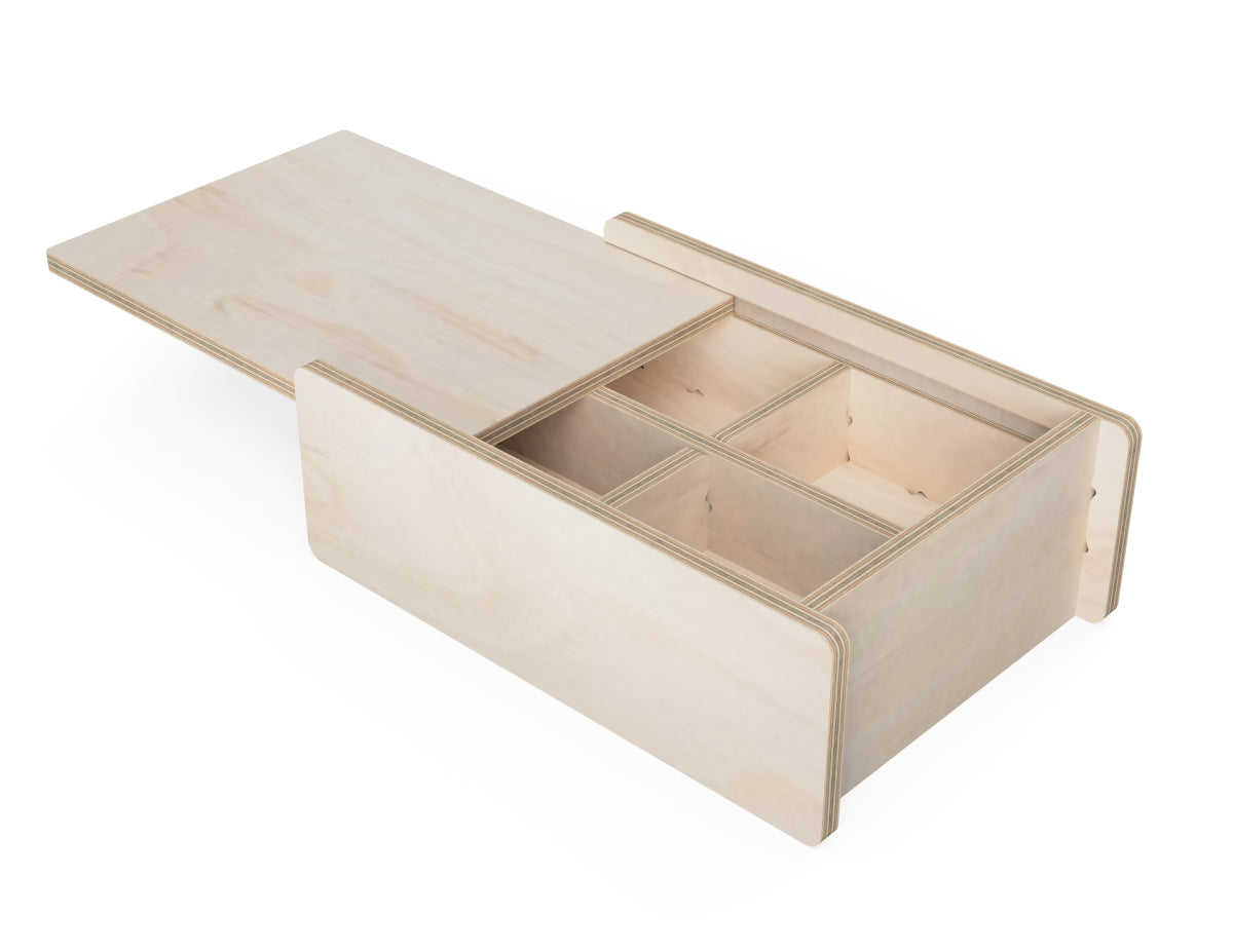 Small Lid Box DXF Files | Free CNC Router Plans for Storage Box – Aribabox
