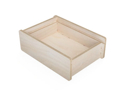 Detailed DXF drawing of small lid box - simple for CNC router