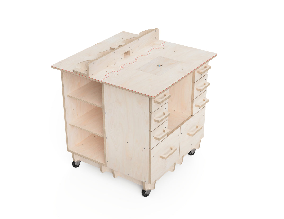 Modular Workbench Attachment DXF File Bundle