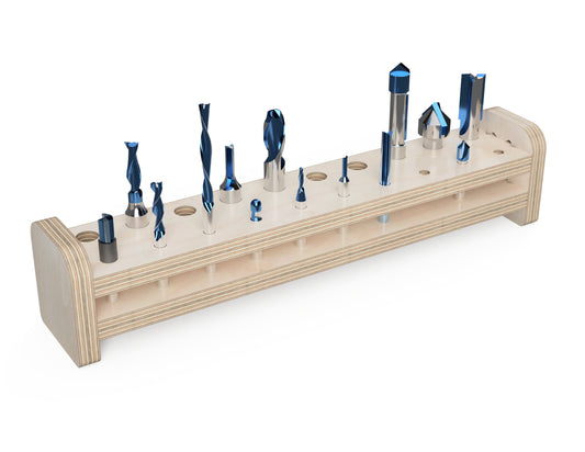 Small Router Bit Storage DXF Files