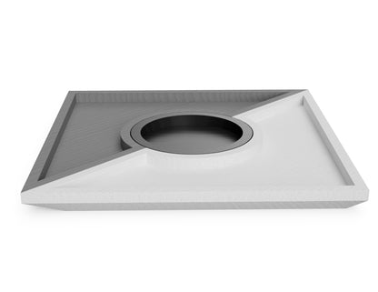 Detailed DXF drawing of snack tray "triangles" for CNC router