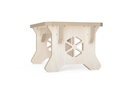 Detailed DXF drawing of step stool dxf file for CNC router