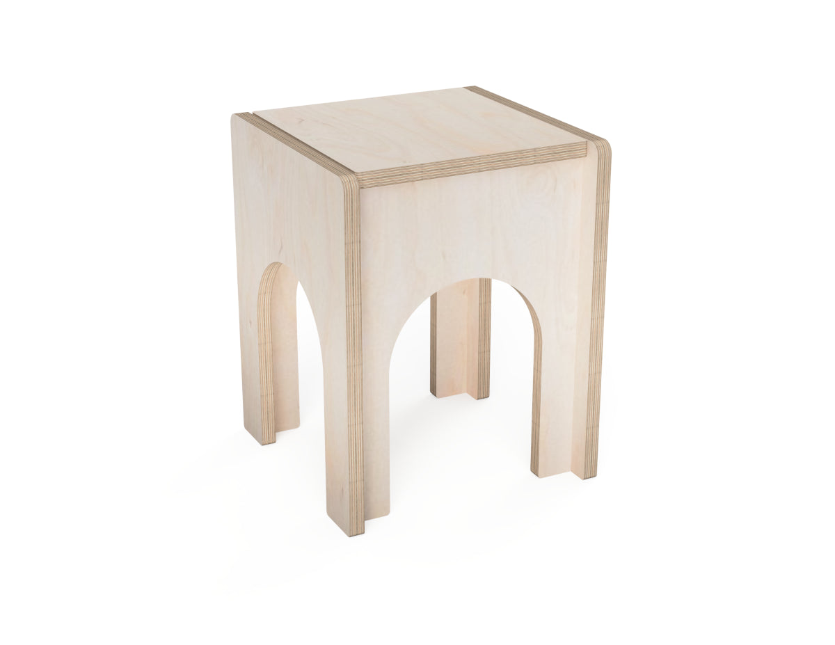 DIY CNC stool project with simple and elegant design