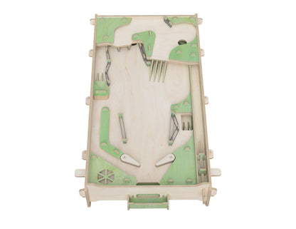 Table-Top Pinball DXF file rendered from angled view for CNC cutting