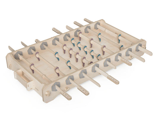 Tabletop Foosball DXF file CNC DXF file design overview
