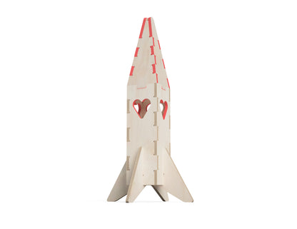 The Missile Of Love CNC-ready design showing joints and assembly features