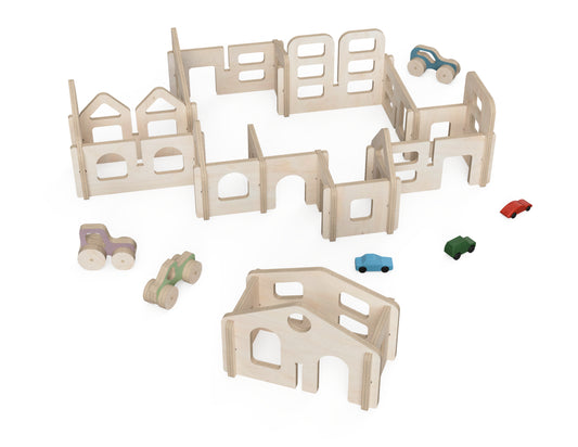 Toy City CNC DXF file design overview