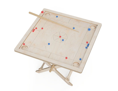 Traditional Novuss Game CNC-ready design showing joints and assembly features