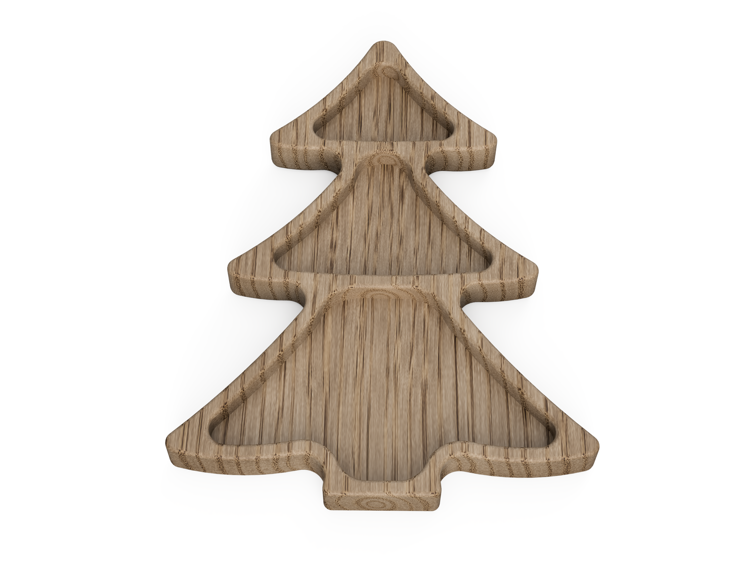 Christmas Tree Snack Tray DXF files