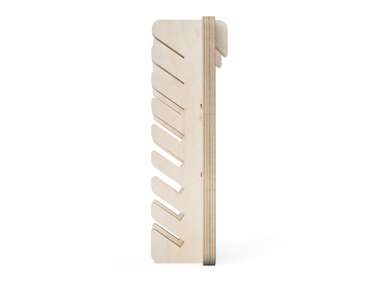 Wrench Holder - French Cleat Attachment - CNC DXF file design overview