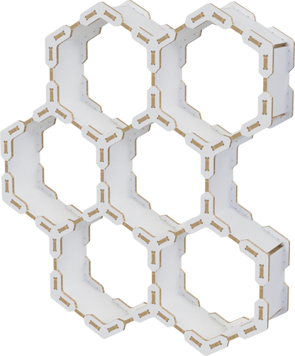 Honeycomb shelf DXF file