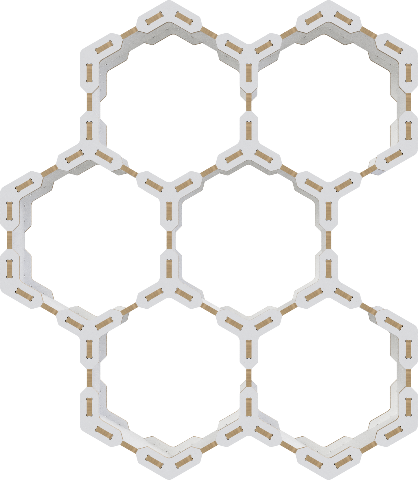 Honeycomb shelf DXF file