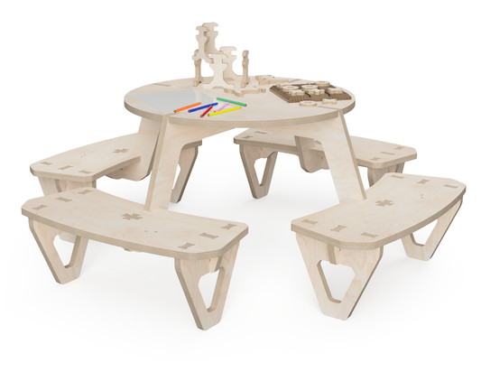 Kids Play Table DXF Files