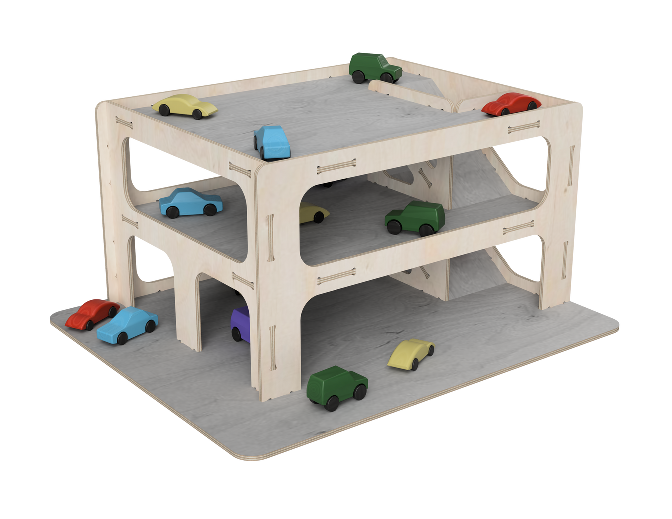 Toy Car Garage DXF Files Aribabox